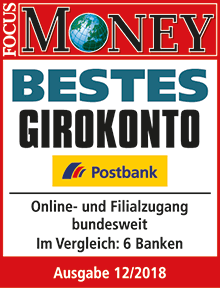 Postbank bestes Girokonto Postbank bestes Girokonto - Focus Money 2018