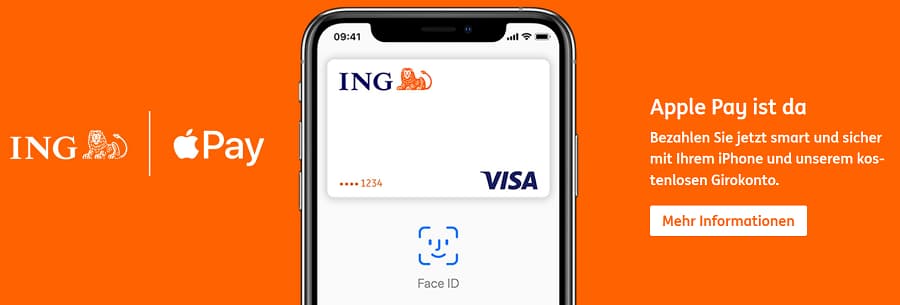 Ing Apple Pay ing führt apple pay ein