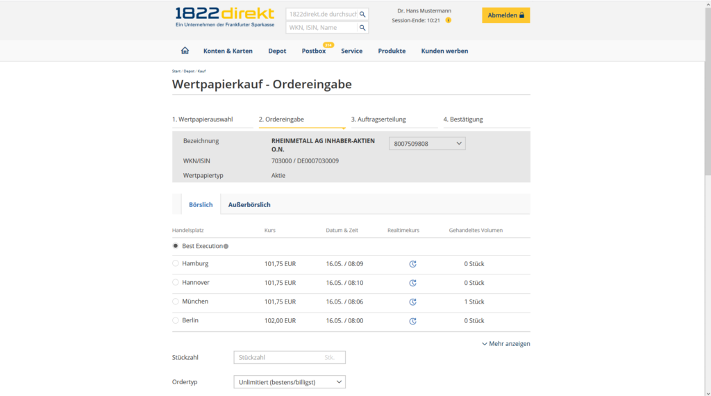 ᐅ 1822direkt Depot ≫ Kosten & Erfahrungen | Test